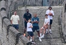 1725209501 Tatum Doncic Williamson Banchero visit Great Wall of China